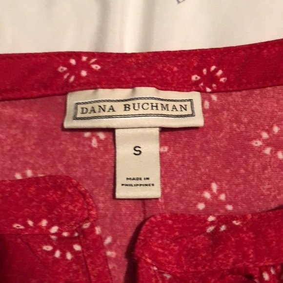 Dana Buchman red blouse size small - Picture 2 of 7